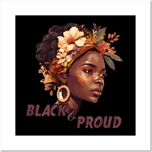 Black & Proud - Black Girl Art Posters and Art